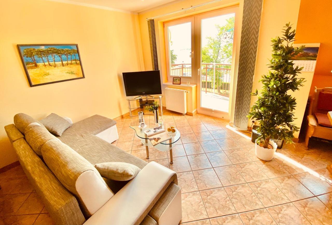 Sonnige Maisonette-Wohnung Mit Blick Auf Die Bucht Dziwnów 외부 사진