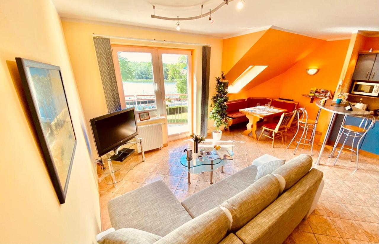 Sonnige Maisonette-Wohnung Mit Blick Auf Die Bucht Dziwnów 외부 사진